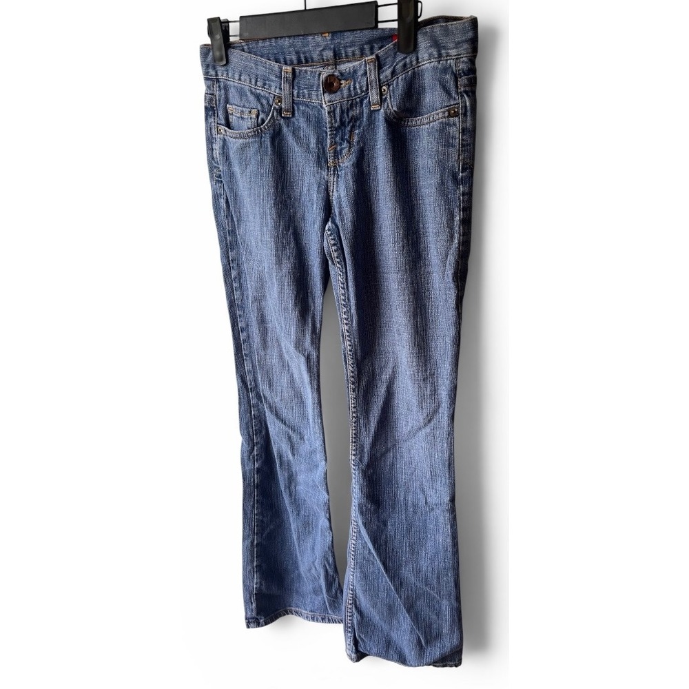 X2 Light Wash Bootcut Stretch Jeans Women's Size 6 99% Cotton Low Rise Denim - Picture 2 of 7